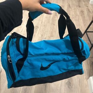 Nike Teal and Black Men's Duffel Bag